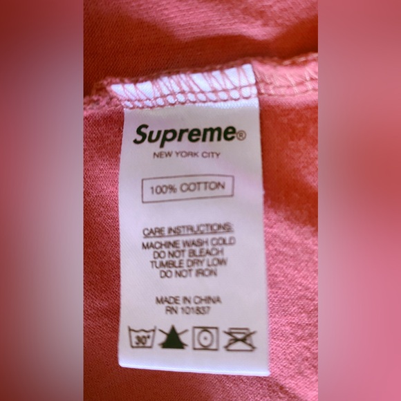 SOLD💥 Pink Supreme Long Sleeve Shirt w/ Swords (Retail $275) - Picture 7 of 7